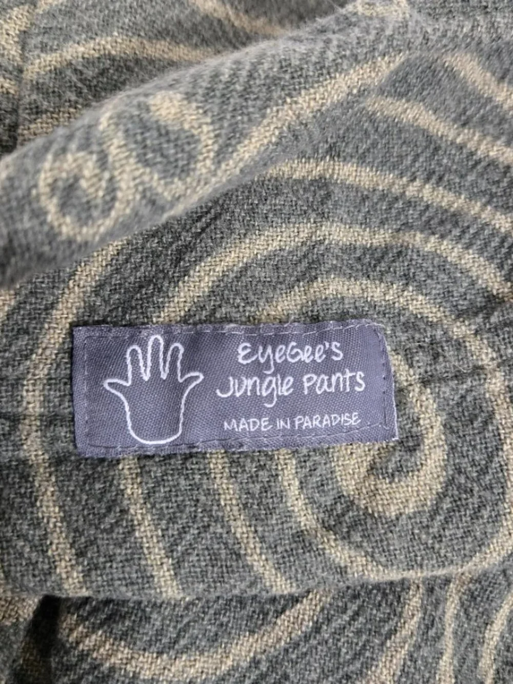 Eyegees Jungle Pants Thai Fisherman One Size Boho Yogi Lounge Bali Relaxed Surf